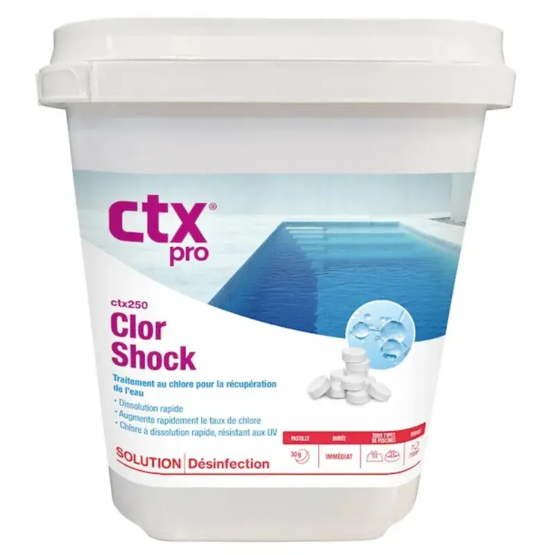CTX-255SB Chlore Choc 5 kg sans acide borique