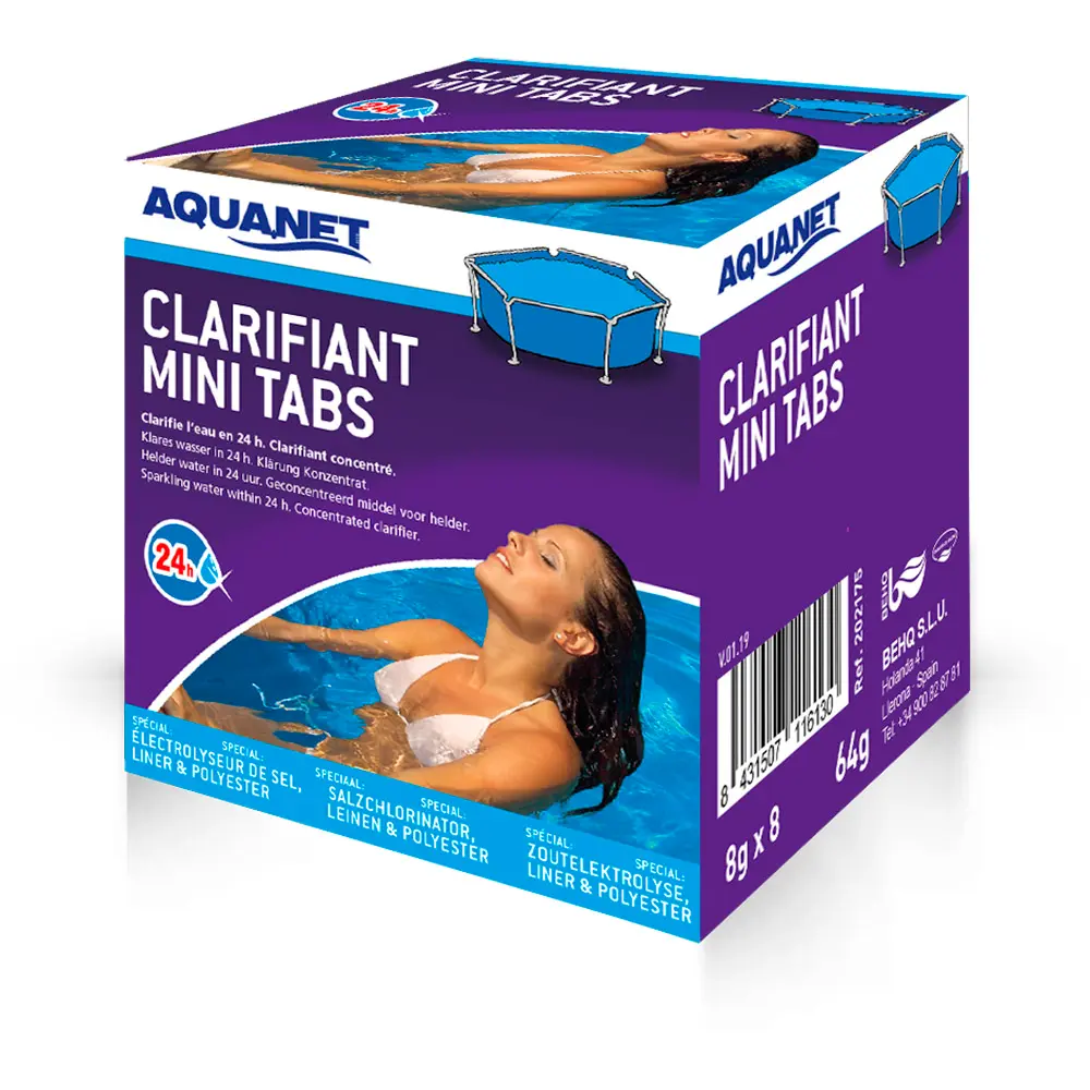 CLARIFIANT MINI TABS AQUANET 64g