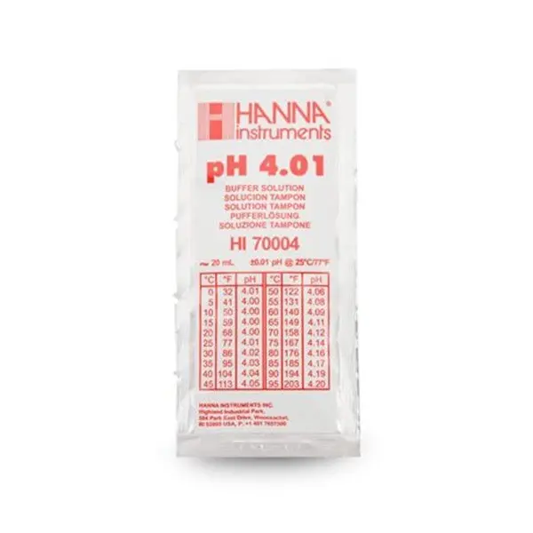 SOLUTION TAMPON PH4 ET PH7 SACHET