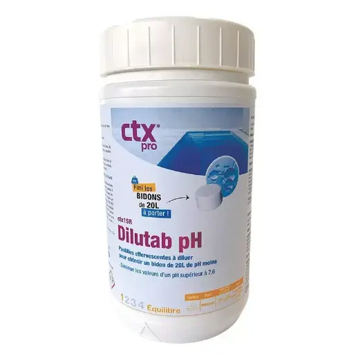[101501P20] CTX-15R DILUTAB pH 800gr PASTILLES 20g
