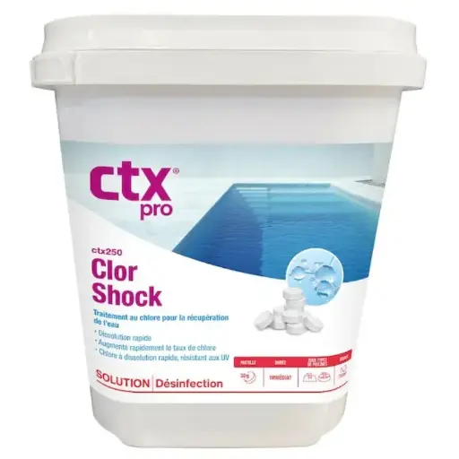 [125005] CTX-255SB Chlore Choc 5 kg sans acide borique