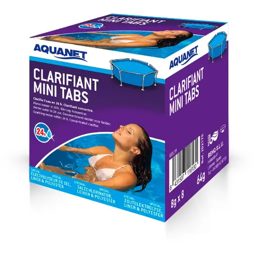 [20217502] CLARIFIANT MINI TABS AQUANET 64g