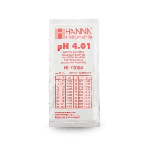 SOLUTION TAMPON PH4 ET PH7 SACHET